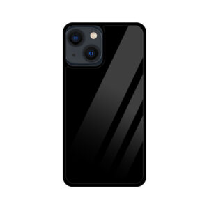 black iphone glass case