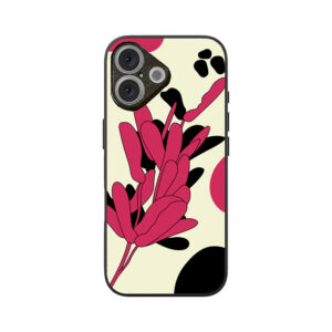 femme noir iphone glass case