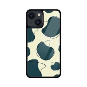 teal drip iphone glass case